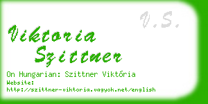viktoria szittner business card