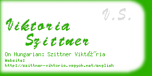 viktoria szittner business card